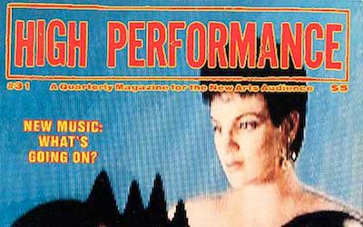 High Performance #31 Vol. VIII, No. 3, 1985