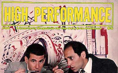 High Performance #32 Vol. VIII, No. 4, 1985