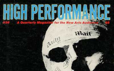 High Performance #36 Vol. IX, No. 4, 1986