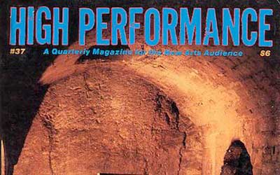High Performance #37 Vol. X, No. 1, 1987